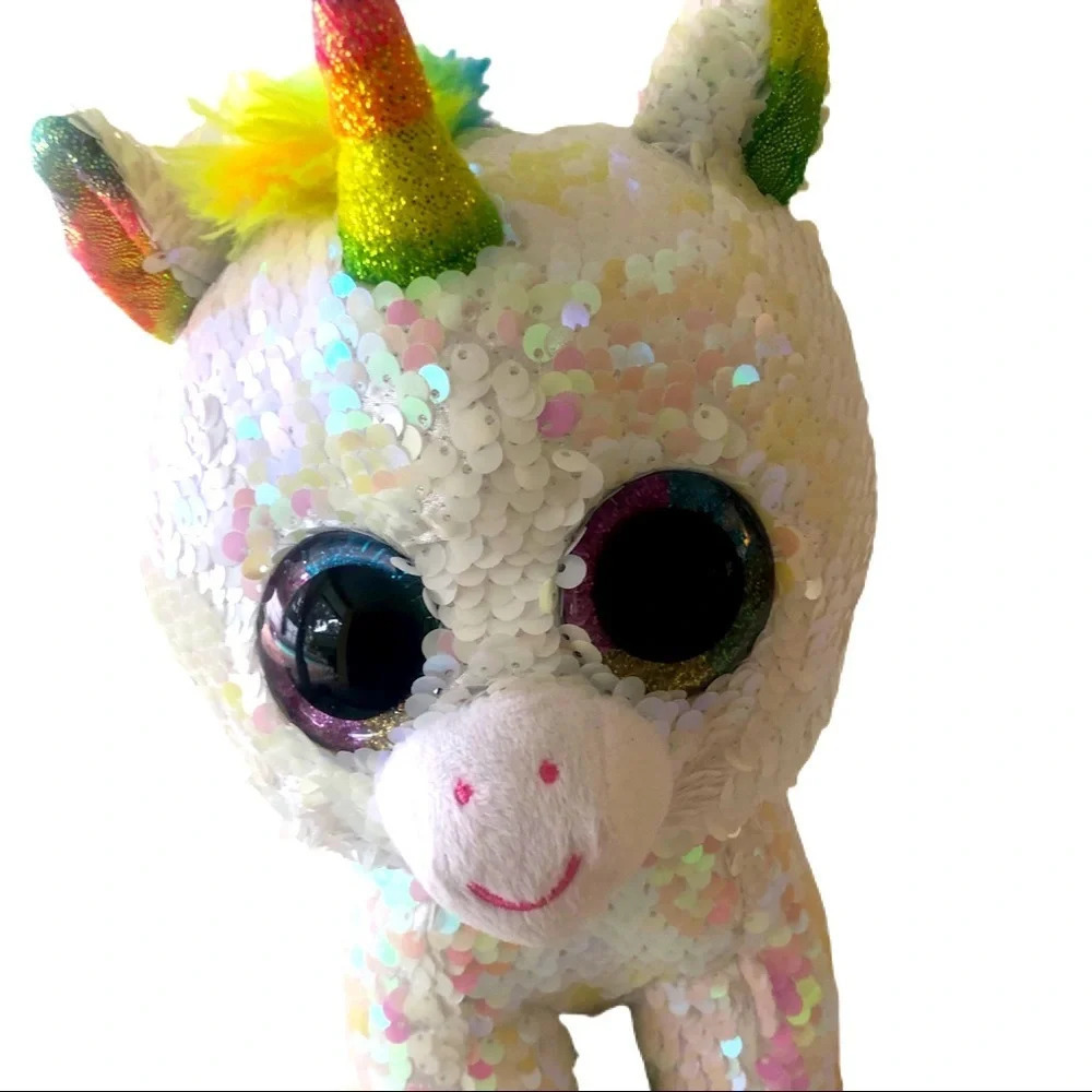 Pixy Flippales Ty stuffed animal Plush figure glittery and sequins
